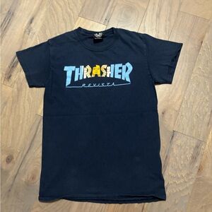 Thrasher Navy Blue Tee